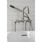 Aqua Vintage CCK8408DX Freestanding Tub Faucet with Supply Line, Stop Valve, Brushed Nickel CCK8408DX - alternate 5